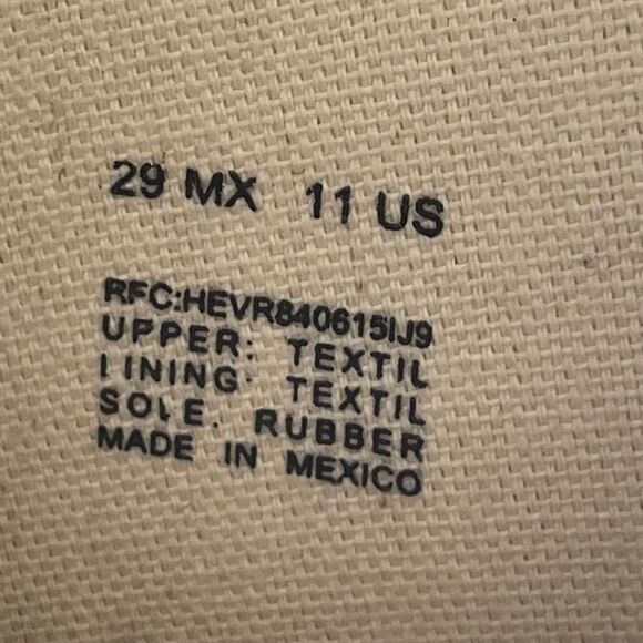 Eclectic Array NWOT Blue Chevron Print Tennis Shoes Sz 11 - Picture 6 of 6